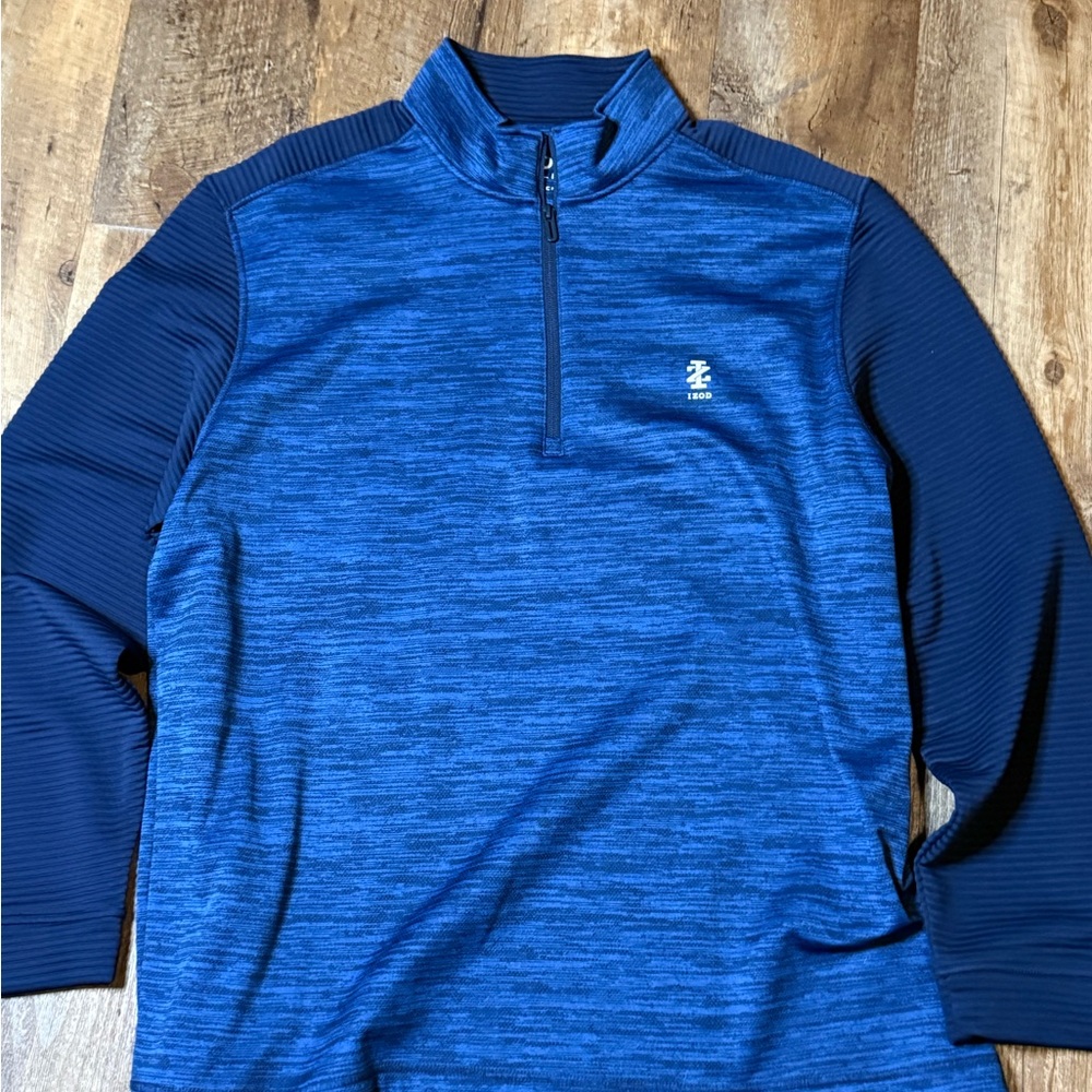 IZOD Golf Stretch 1/4 Zip Pullover – Blue Heather – Men’s XL